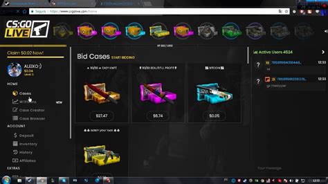 site de upgrade csgo.